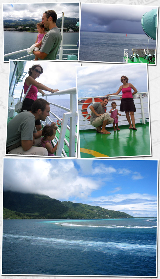 arrivée sur Moorea