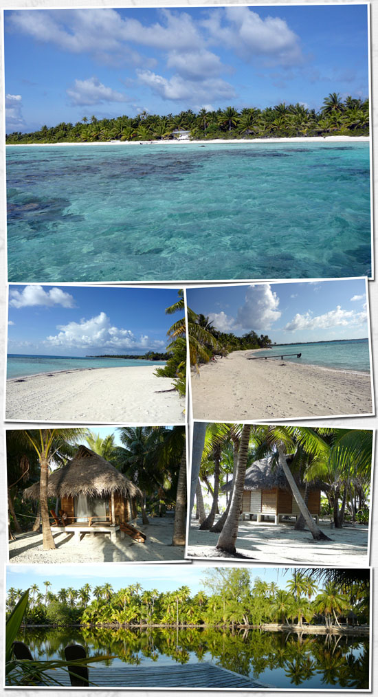 Rangiroa - les Fare de Tiki Hoa
