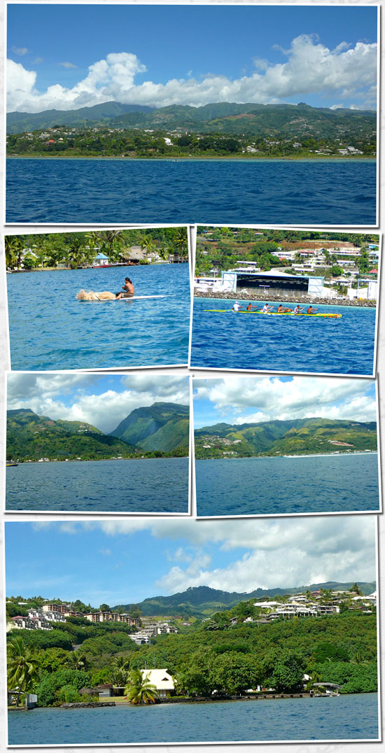 Tahiti vue du lagon