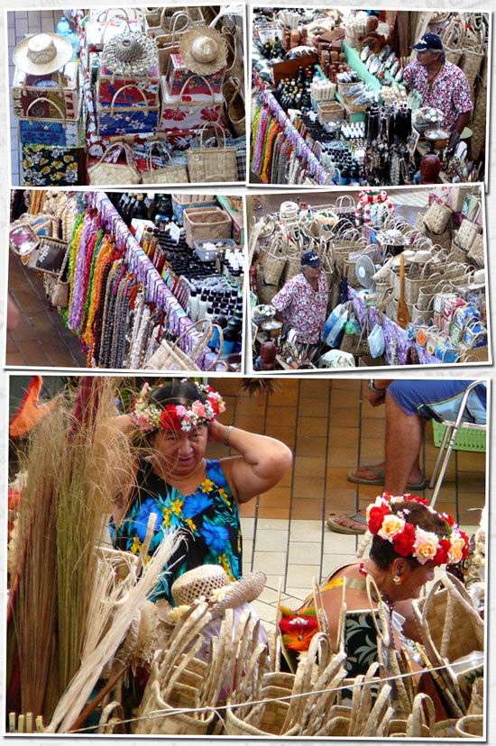 souvenirs du marché